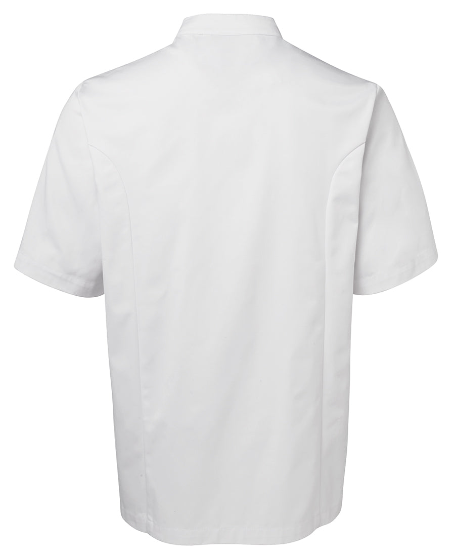 JB's S/S Chefs Jacket - White - Back