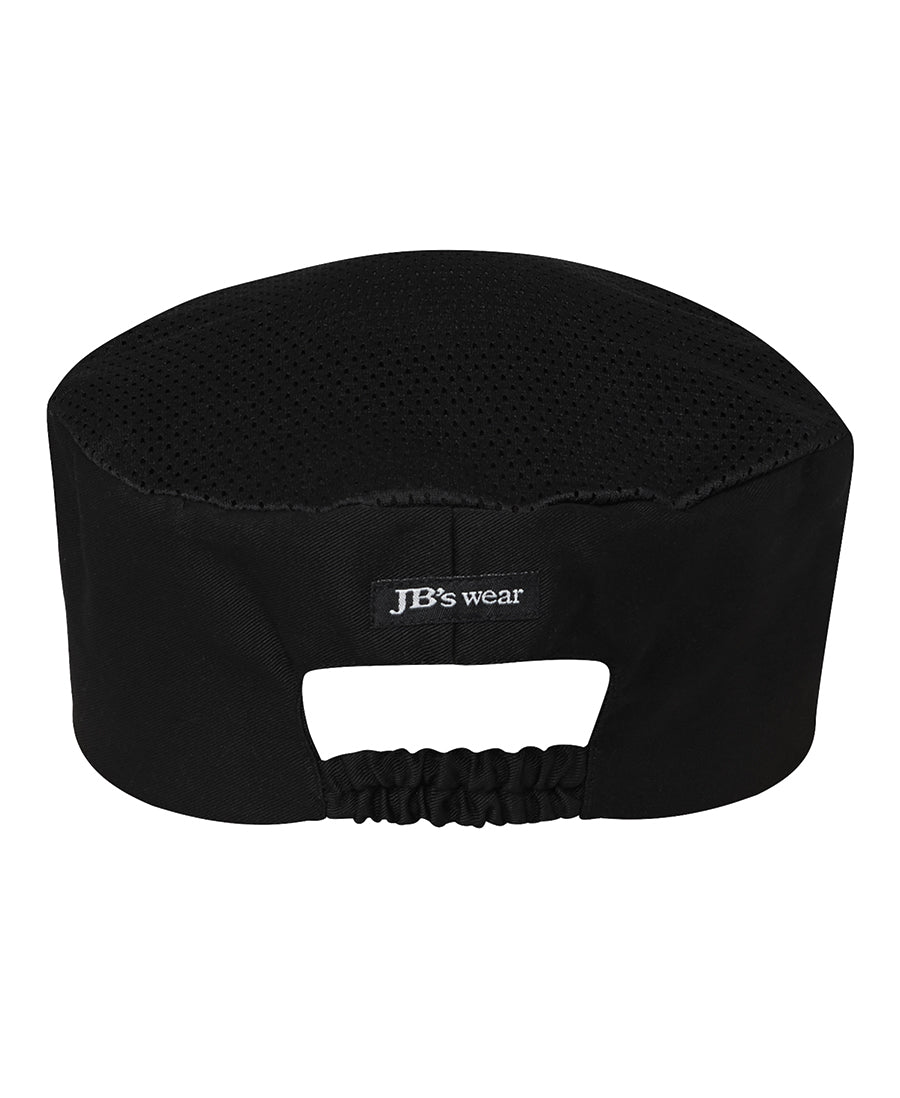 JB's Chef's Vented Cap - Black - Back
