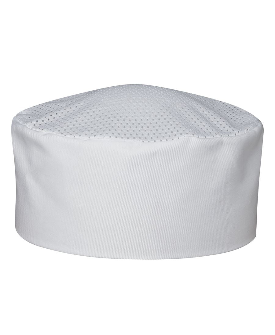 JB's Chef's Vented Cap - White - Front
