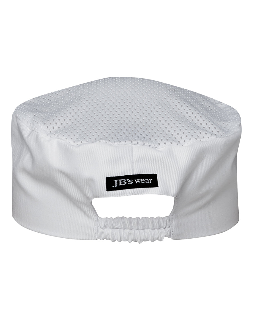 JB's Chef's Vented Cap - White - Back