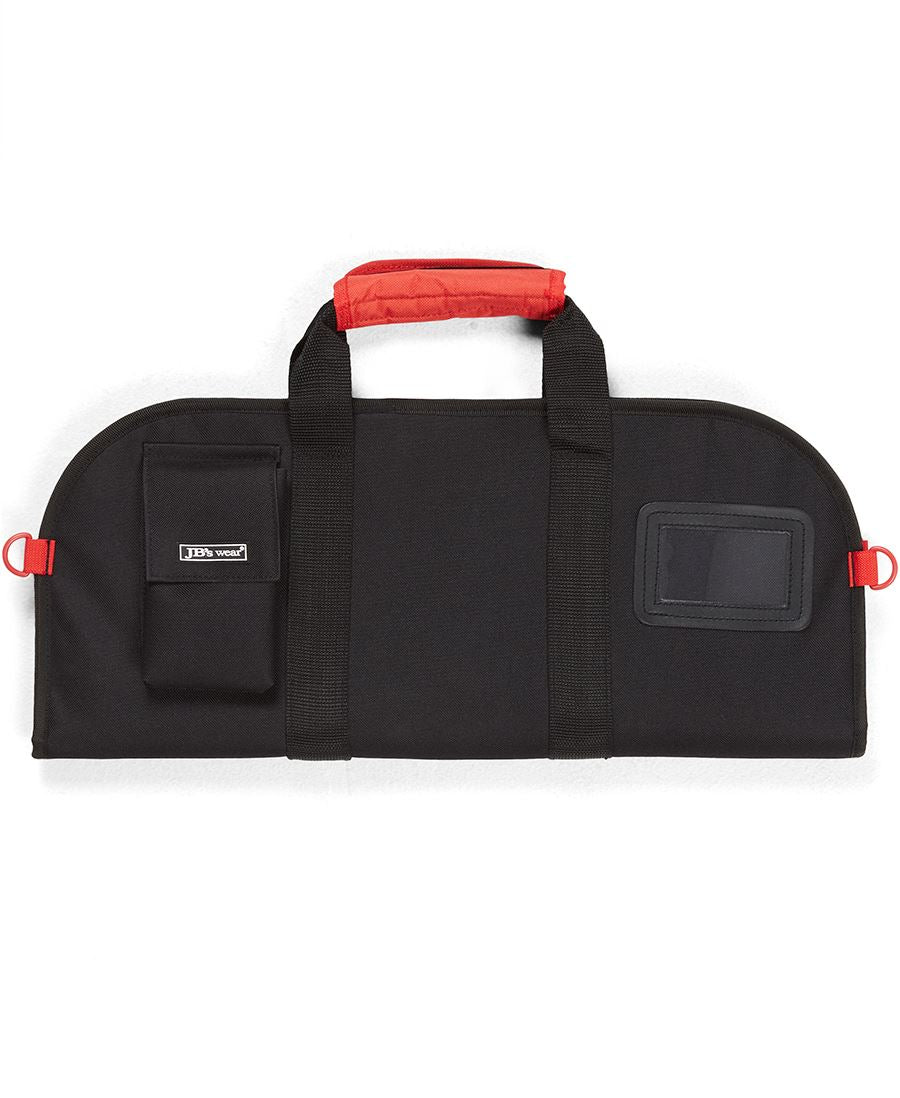 JB's Chef's Small Knife Bag - Black/Red - Front