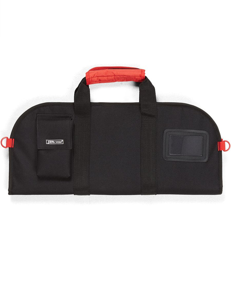 JB's Chef's Small Knife Bag - Black/Red - Front