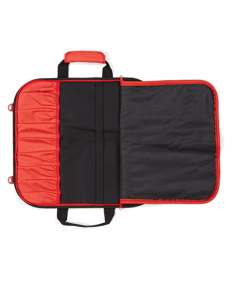 JB's Chef's Small Knife Bag - Black/Red - Back