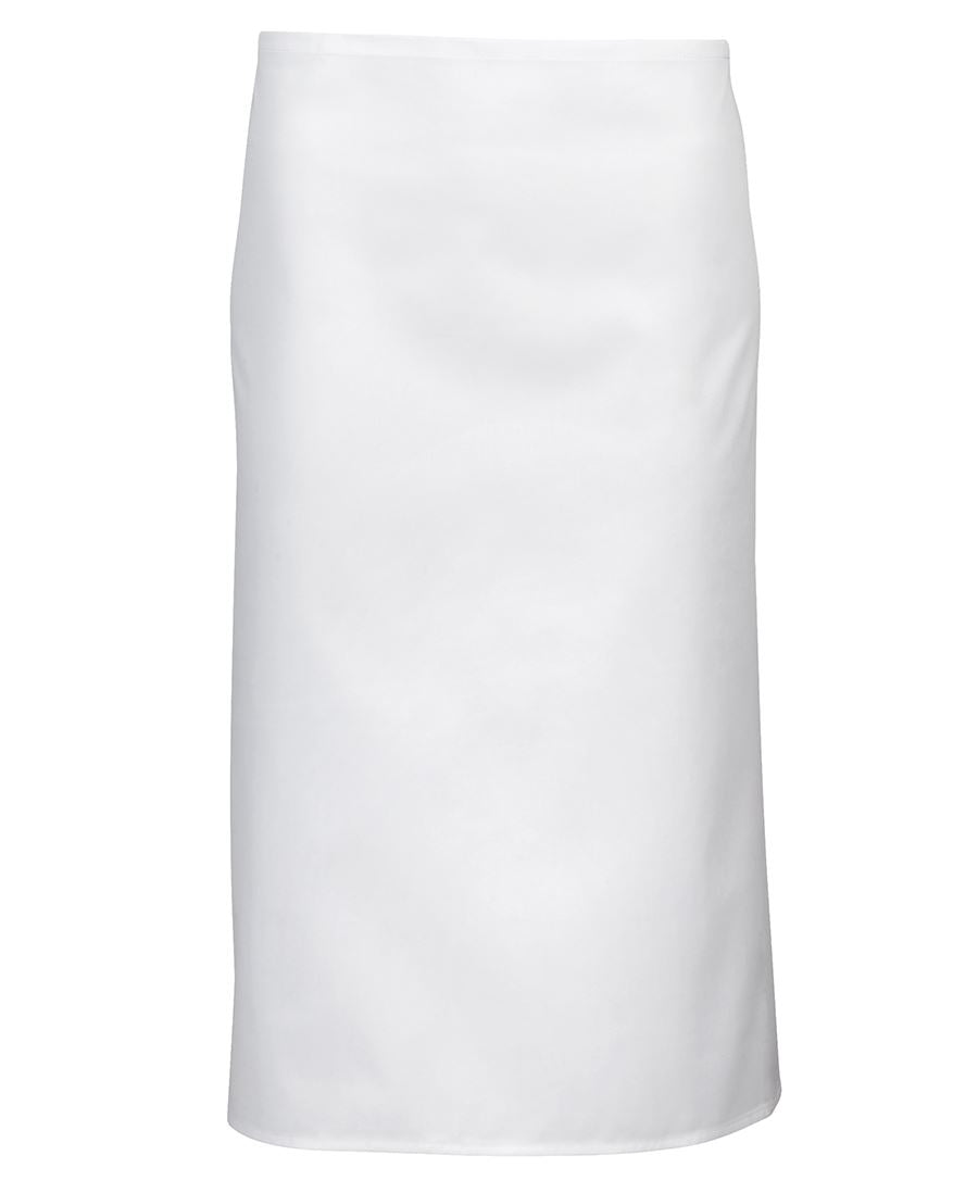 JB's Apron Without Pocket - White - Front