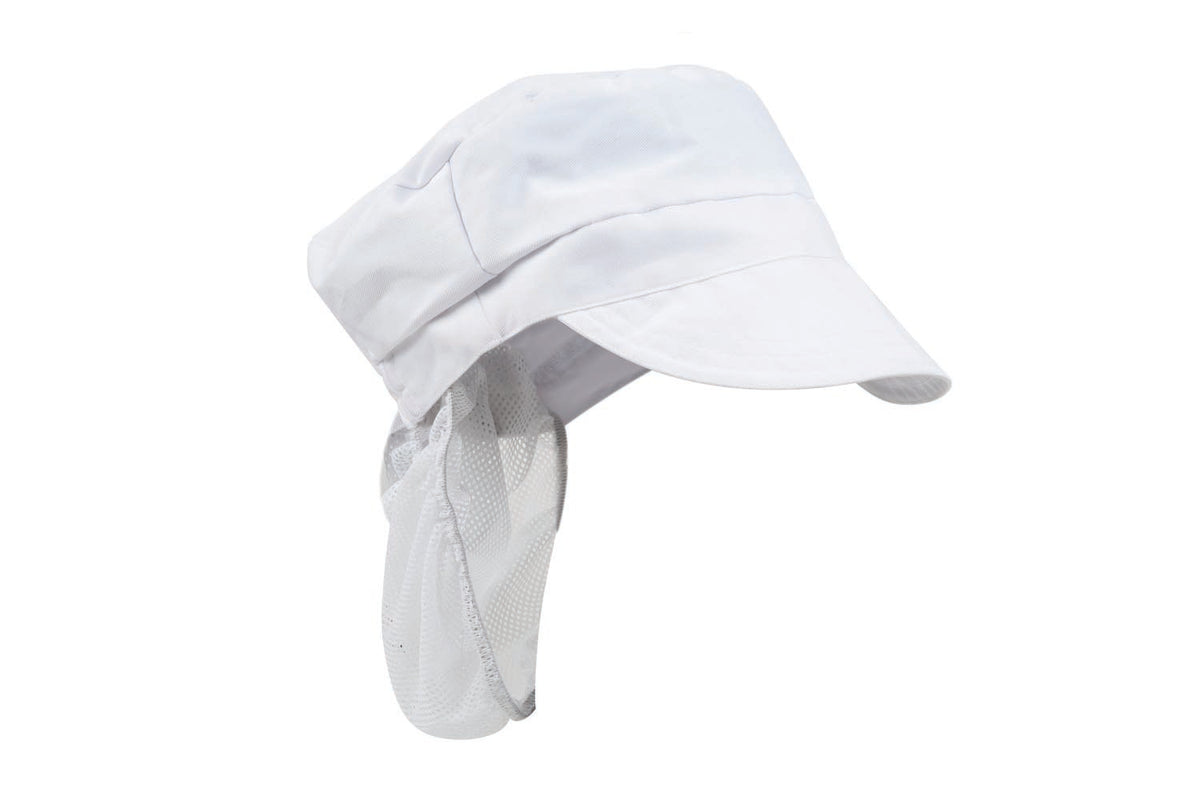 Peak Cap with Hair Net 2