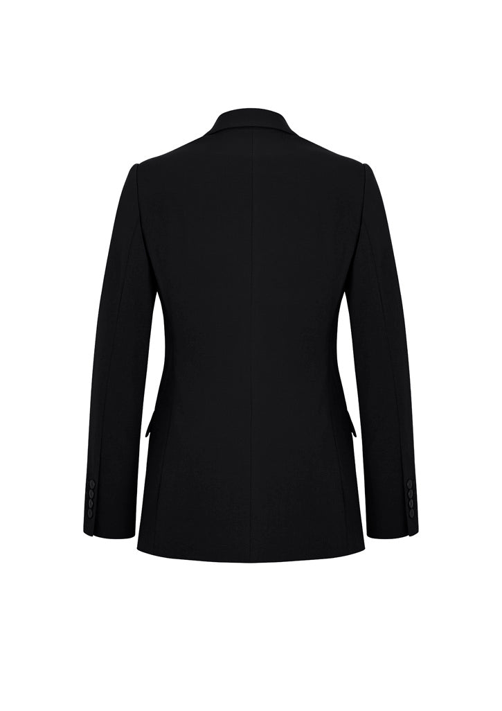 Siena Womens Longline Jacket - Black - Back