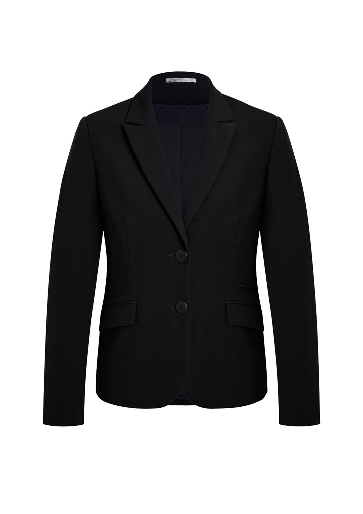 Siena Womens Mid Length Jacket - Black - Front