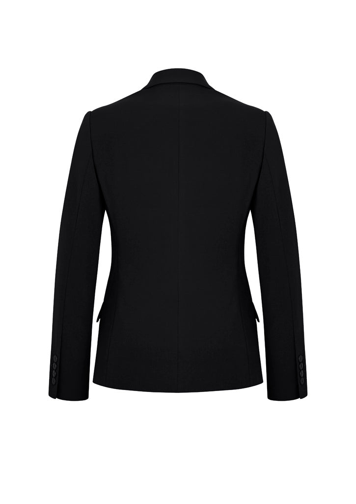 Siena Womens Mid Length Jacket - Black - Back
