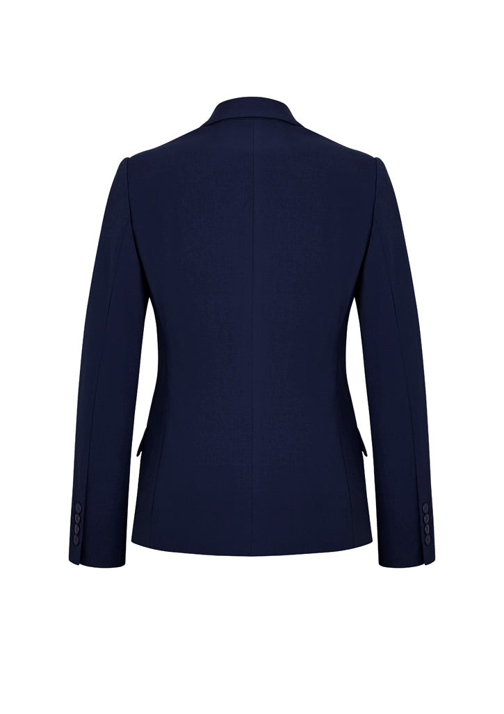 Siena Womens Mid Length Jacket - Marine - Back