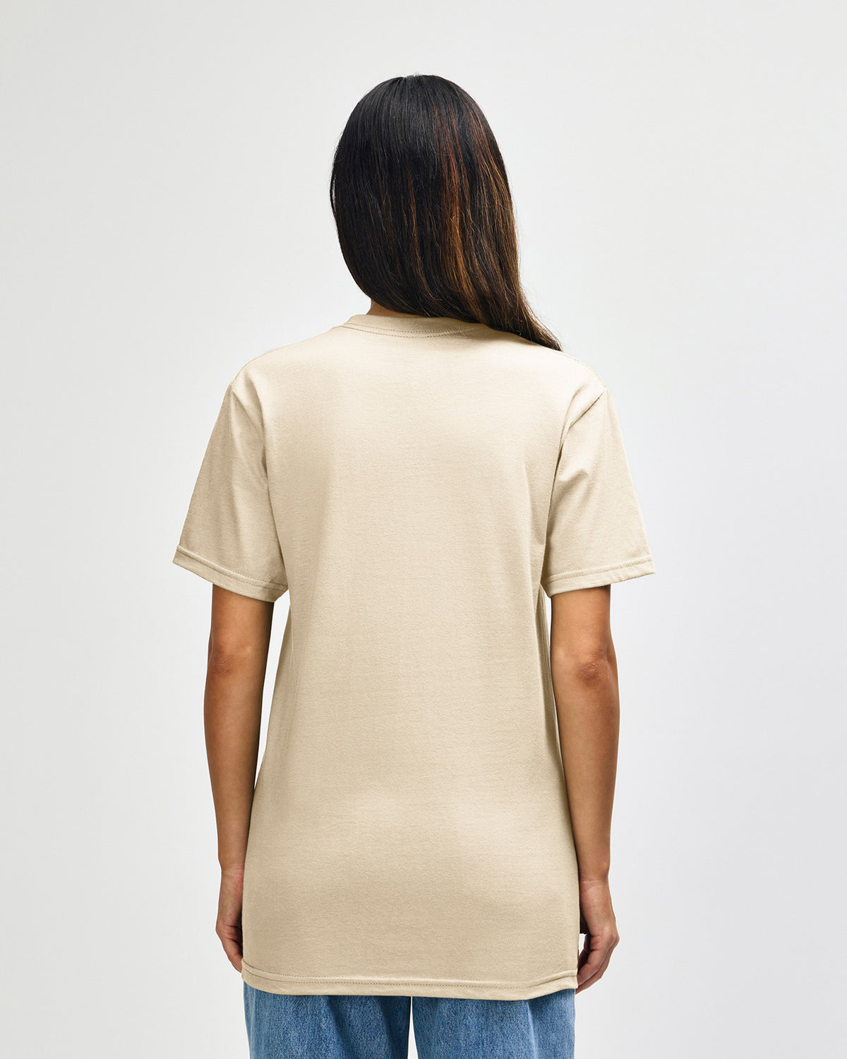 Gildan Softstyle 65000 T-Shirt - Sand - Back