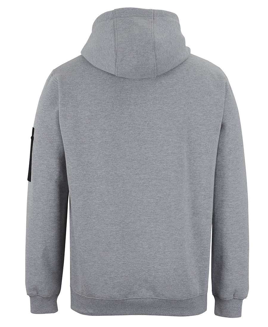 JB's 350 Premium Trade Hoodie - 13% Marle/Black - Back