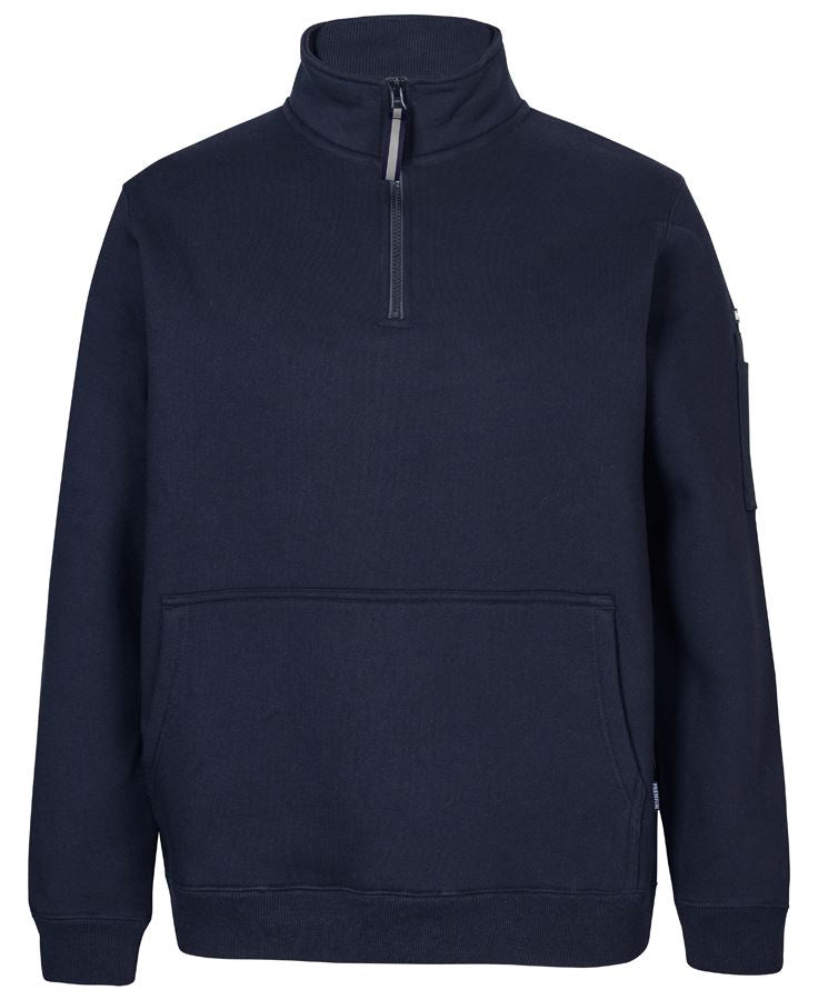 JB's 350 Premium Trade 1/2 Zip Fleece - Navy/Navy - Front