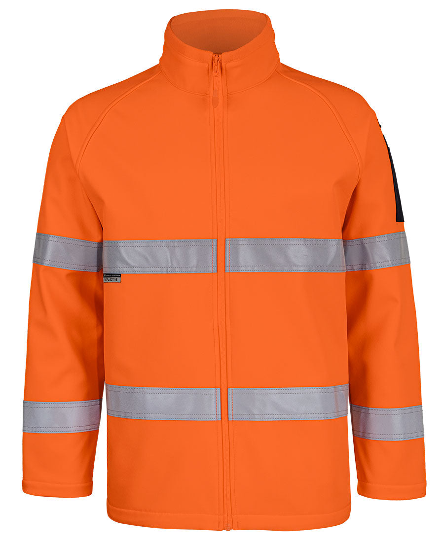 JB's Hi Vis 4602.1 (D+N) Softshell Jacket - Orange - Front