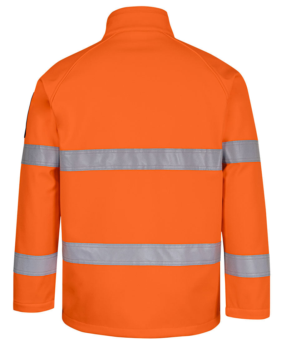 JB's Hi Vis 4602.1 (D+N) Softshell Jacket - Orange - Back