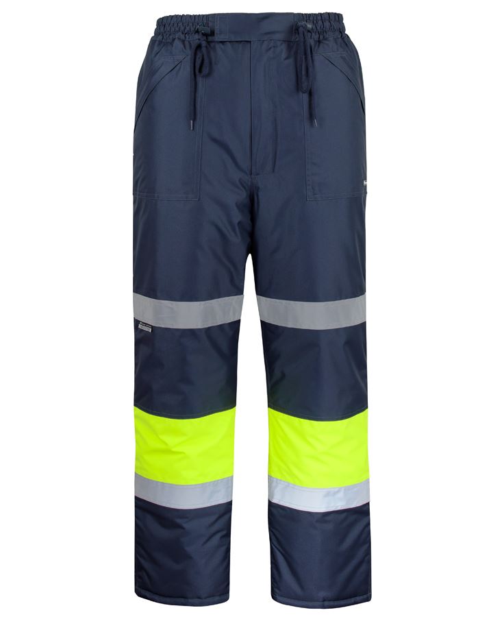 JB's Freezer Pants with Tape - Navy/Lime - Front