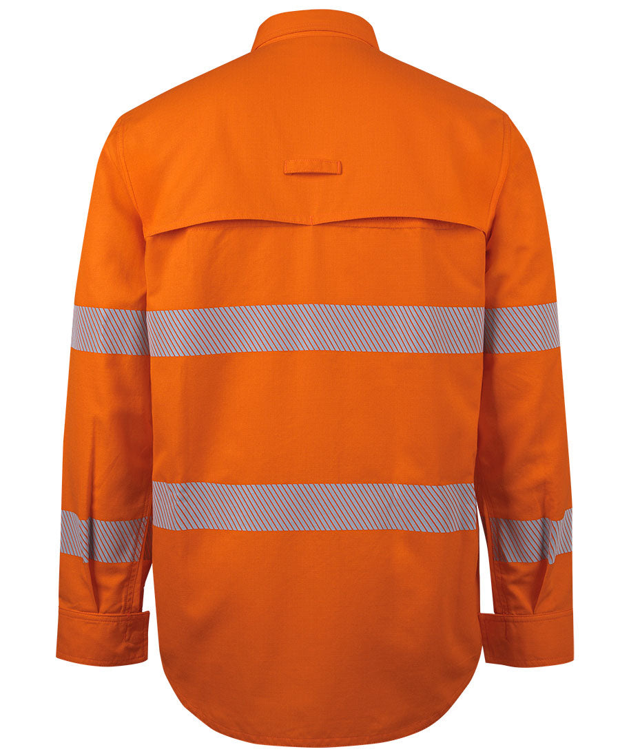 JB's FR PPE2 Biomotion L/S Work Shirt - Orange - Back