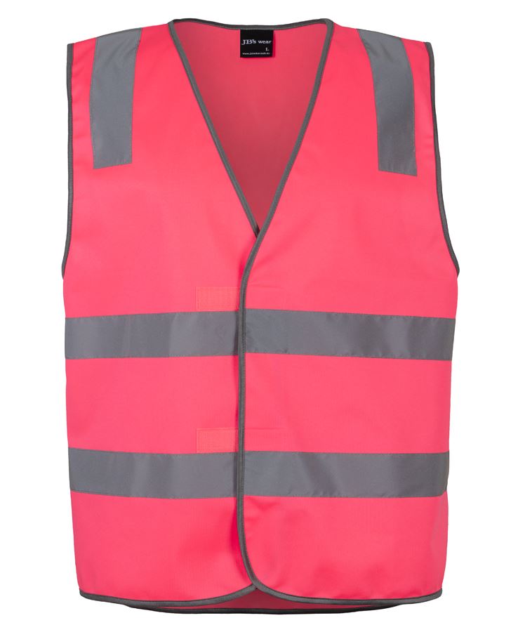 JB's Hi Vis (D+N) Safety Vest - HV Pink - Front