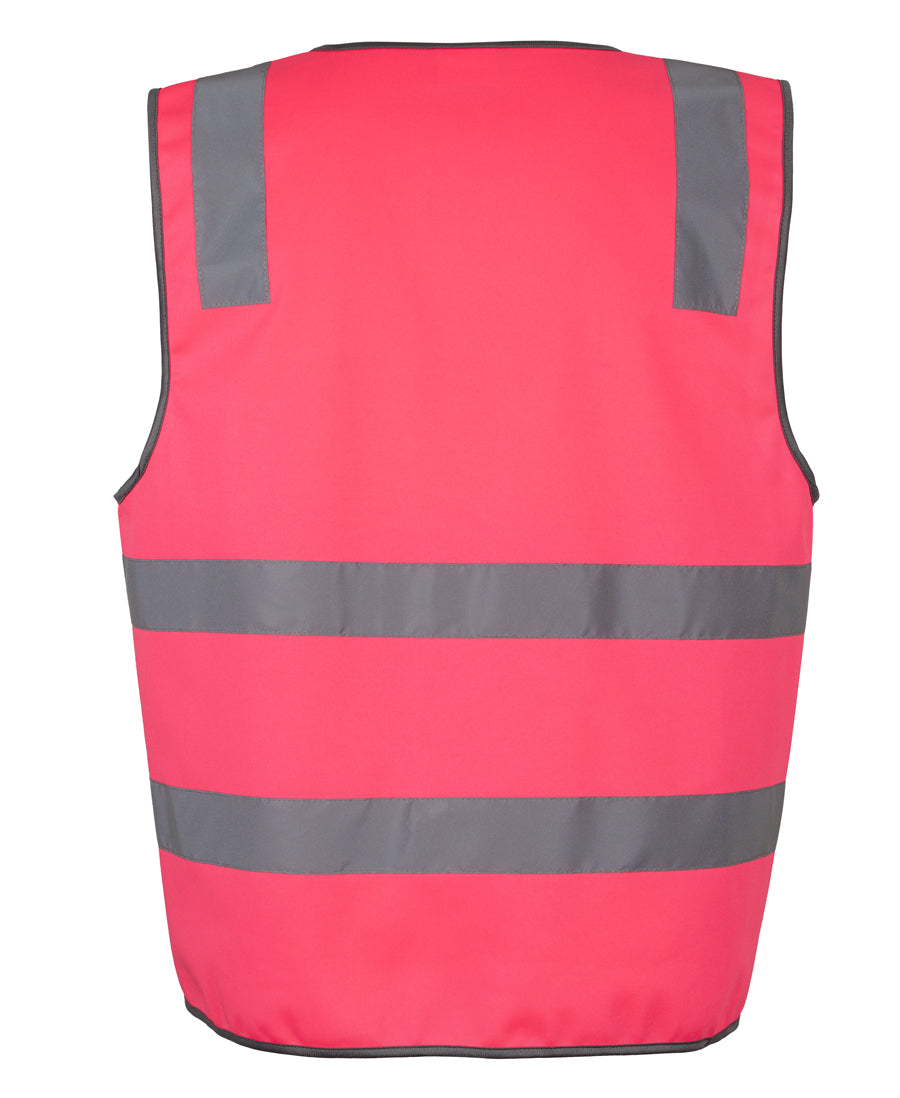 JB's Hi Vis (D+N) Safety Vest - HV Pink - Back