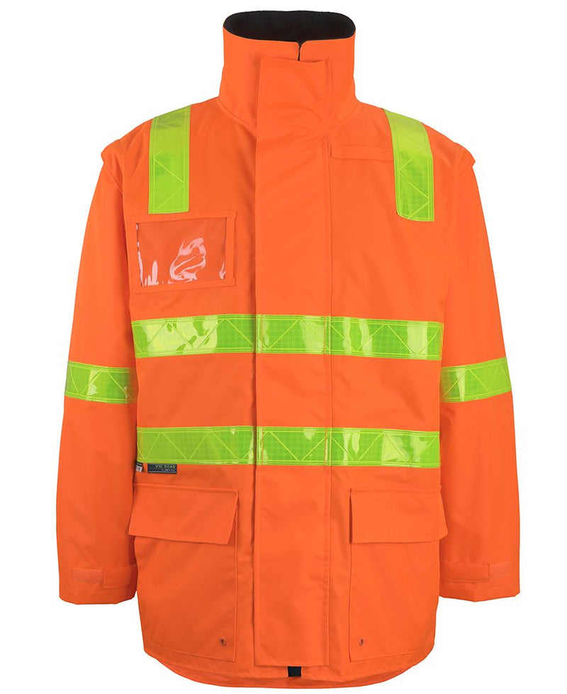 JB's VIC Road (D+N) Zip Off Sleeve Longline Jacket - Orange - Front