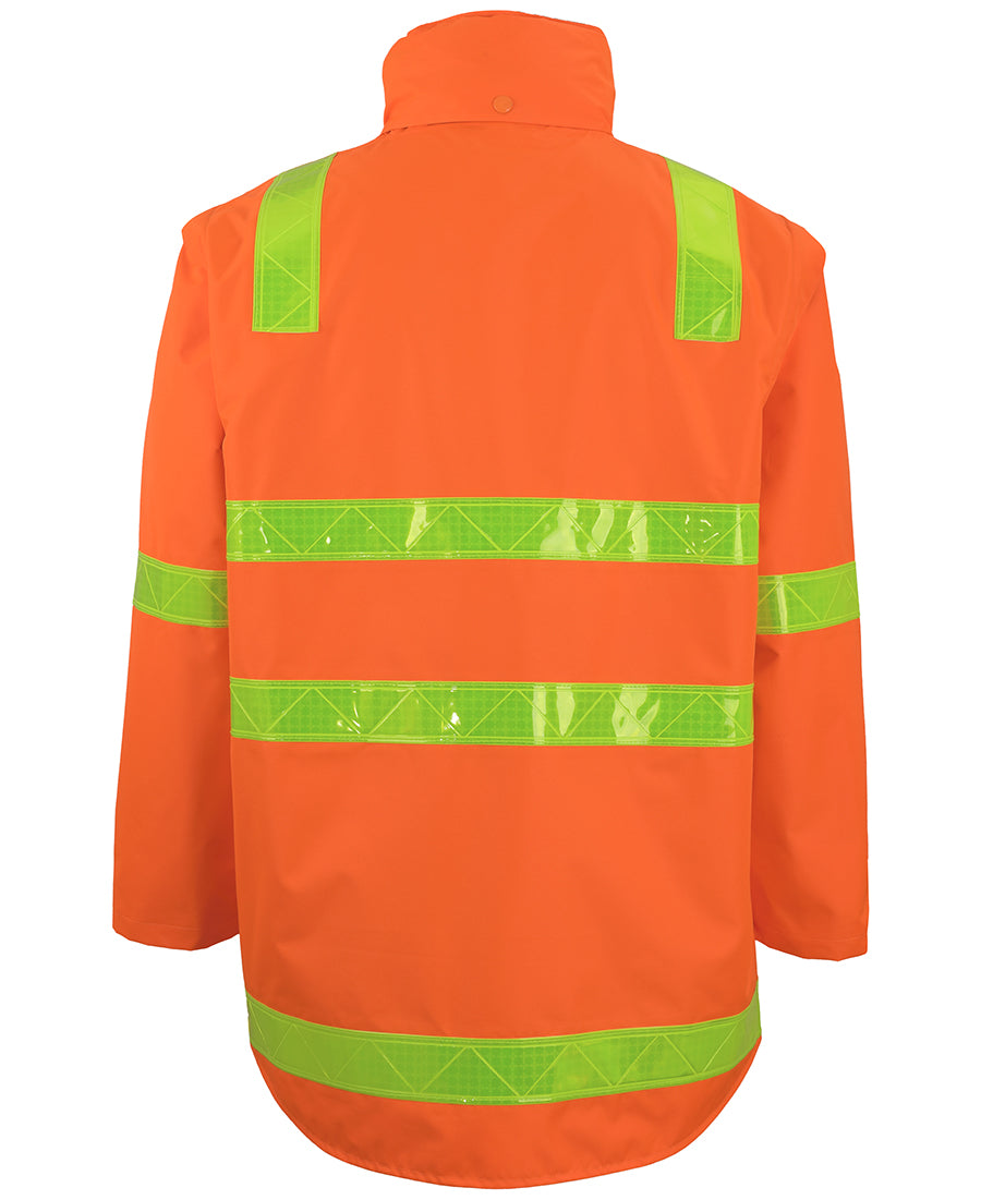 JB's VIC Road (D+N) Zip Off Sleeve Longline Jacket - Orange - Back