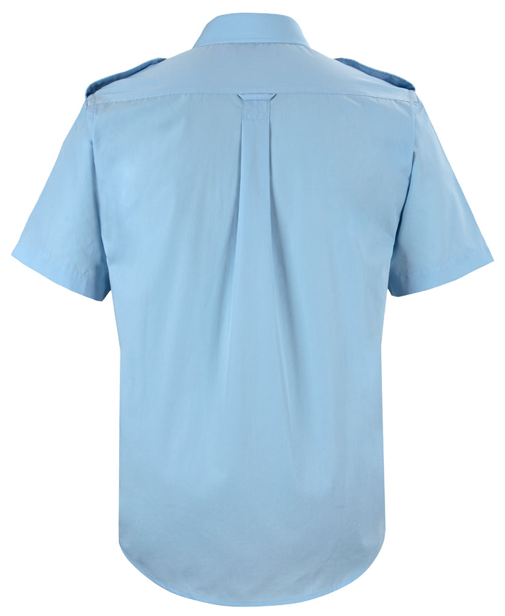 JB's Epaulette Shirt L/S & S/S - Blue - Back