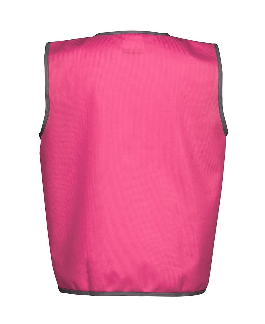 JB's Kids Coloured Tricot Vest - Hot Pink - Back