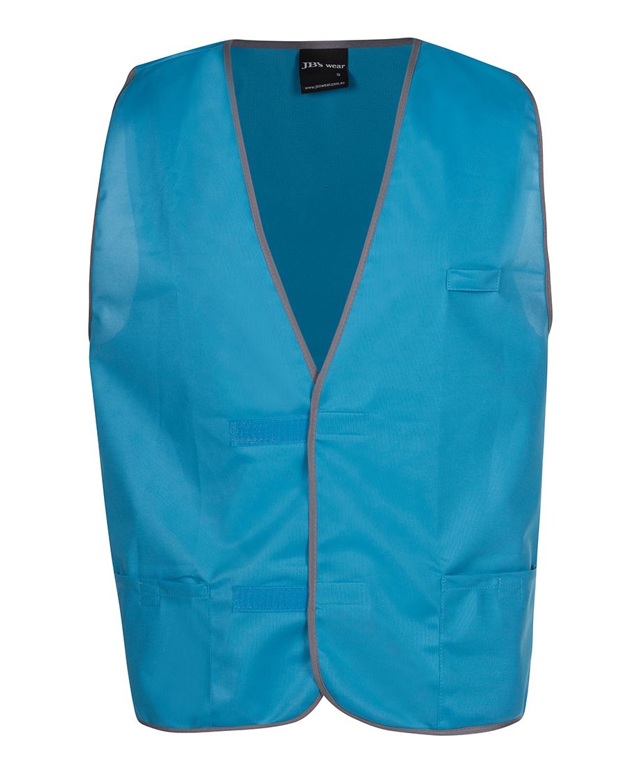 JB's Coloured Tricot Vest - Aqua - Front
