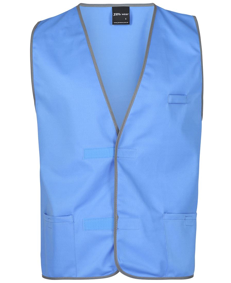 JB's Coloured Tricot Vest - Lt Blue - Front