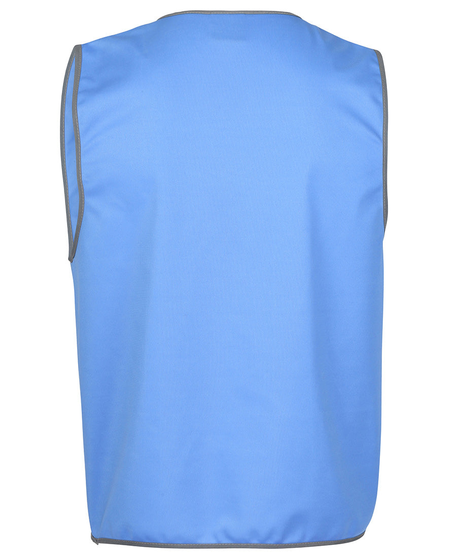 JB's Coloured Tricot Vest - Lt Blue - Back