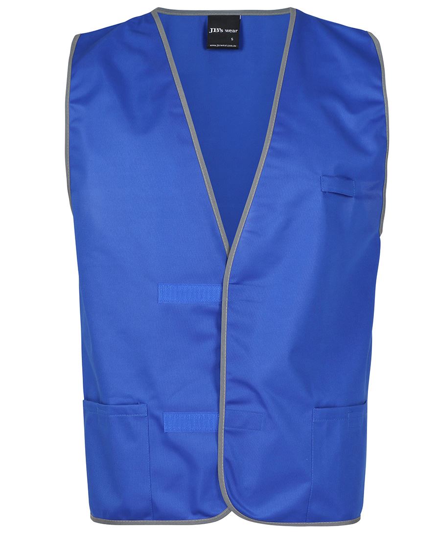 JB's Coloured Tricot Vest - Royal - Front
