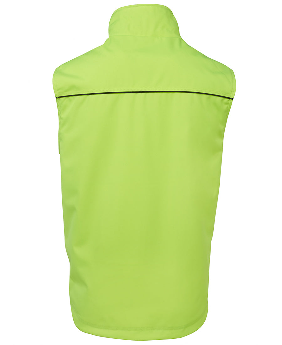JB's Hi Vis A.T. Vest - Lime/Navy - Back