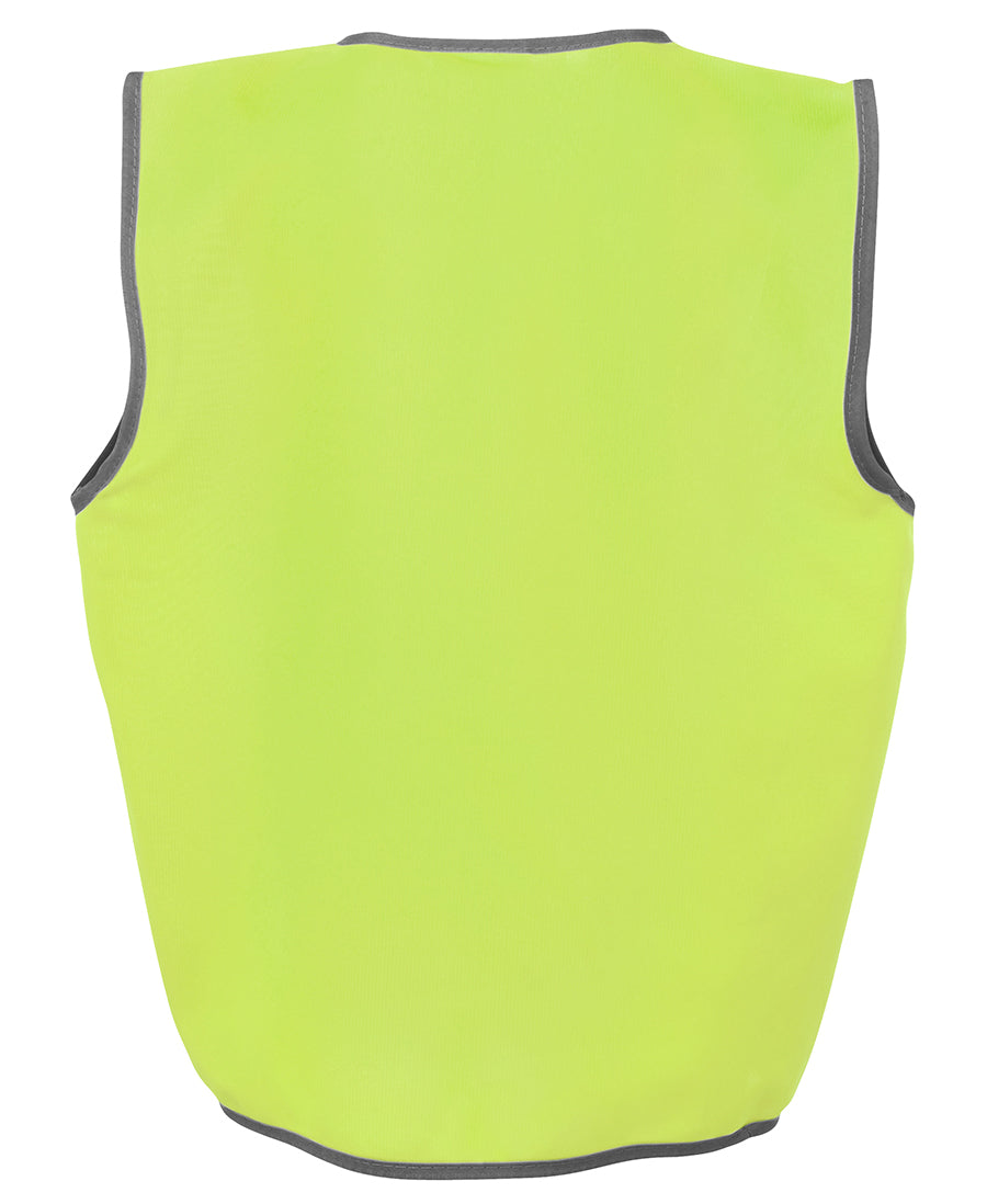 JB's Kids Hi Vis Safety Vest - Lime - Back