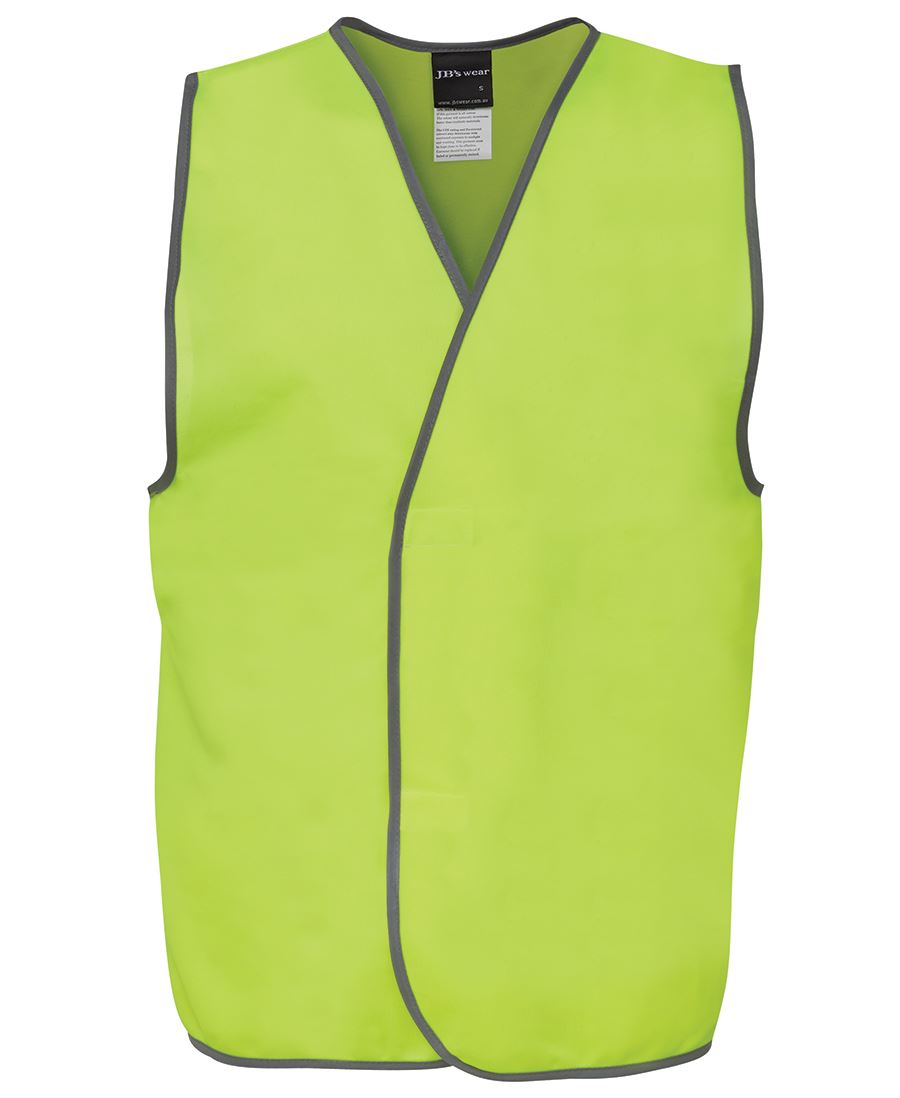 JB's Hi Vis Safety Vest - Lime - Front