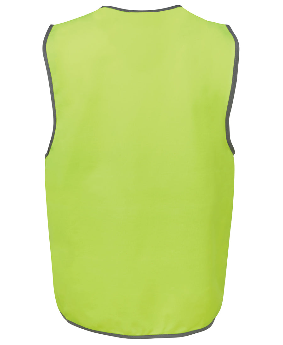 JB's Hi Vis Safety Vest - Lime - Back