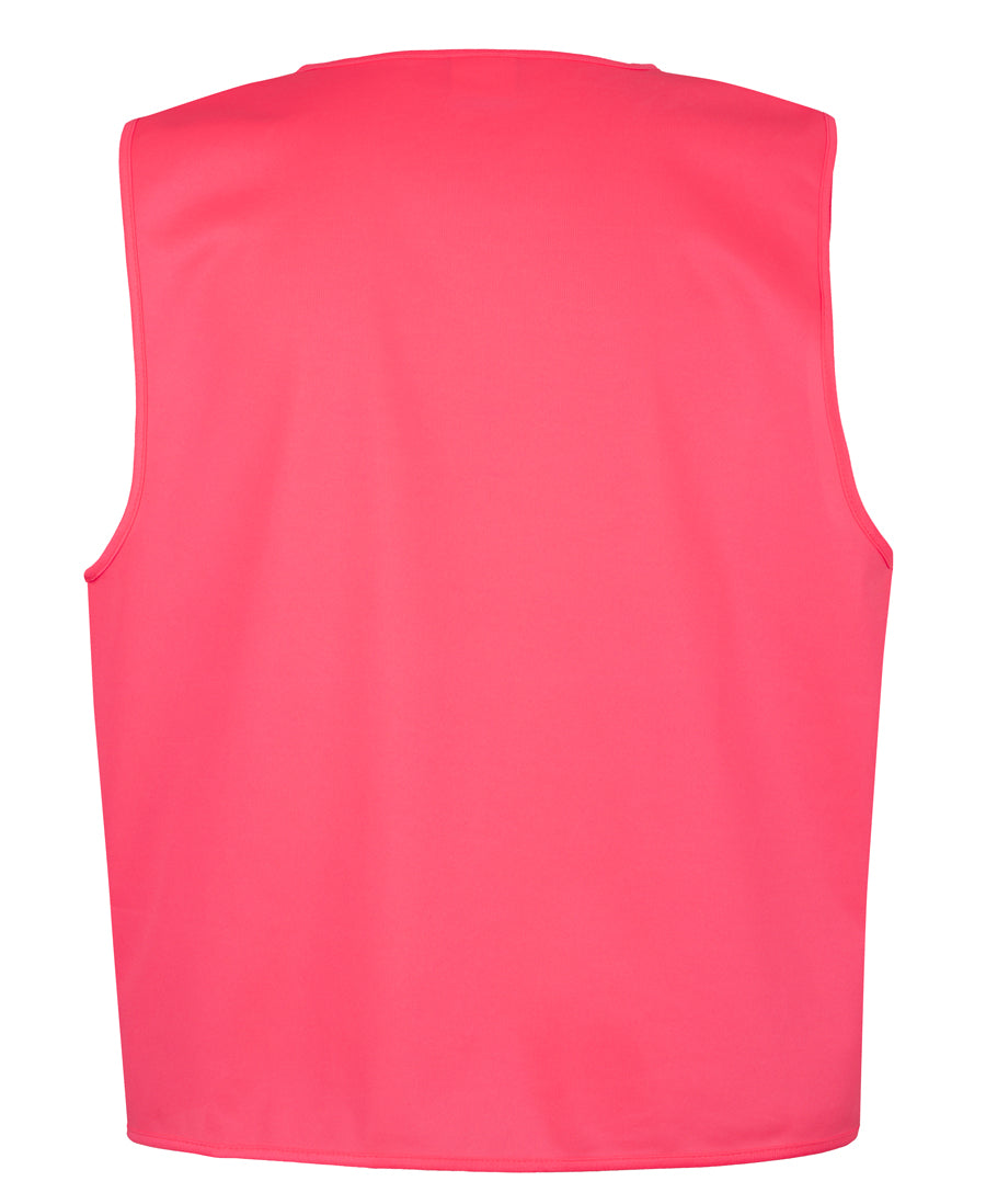 JB's Hi Vis Zip Safety Vest - HV Pink - Back