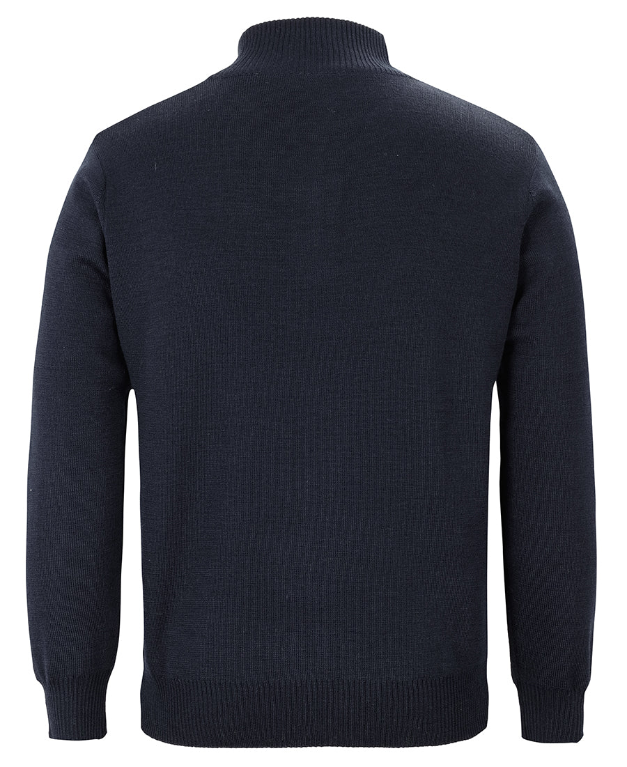 JB's Men's Corporate 1/2 Zip Jumper - Navy - Back