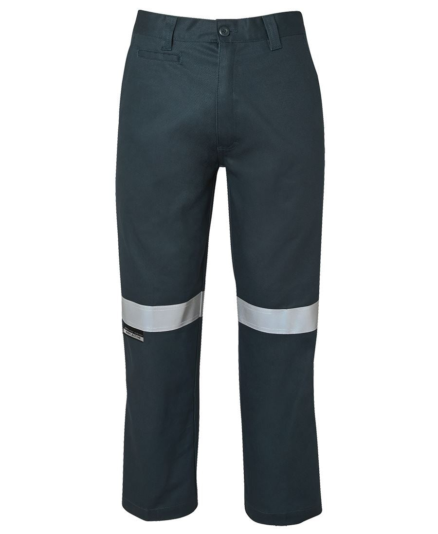 JB's Mercerised Work Trouser with Reflective Tape - Green - Front