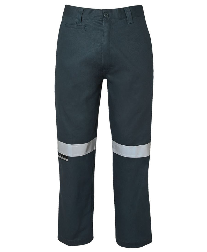 JB's Mercerised Work Trouser with Reflective Tape - Green - Front