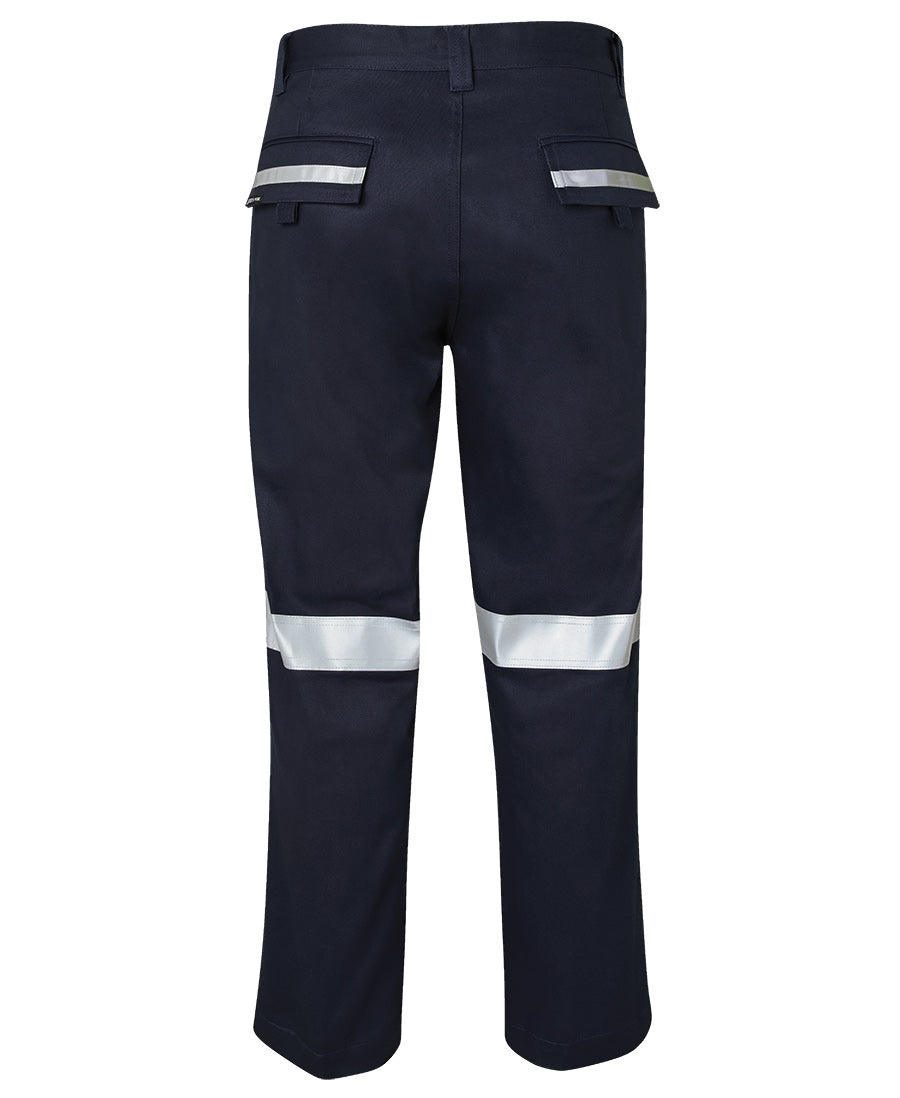 JB's Mercerised Work Trouser with Reflective Tape - Navy - Back