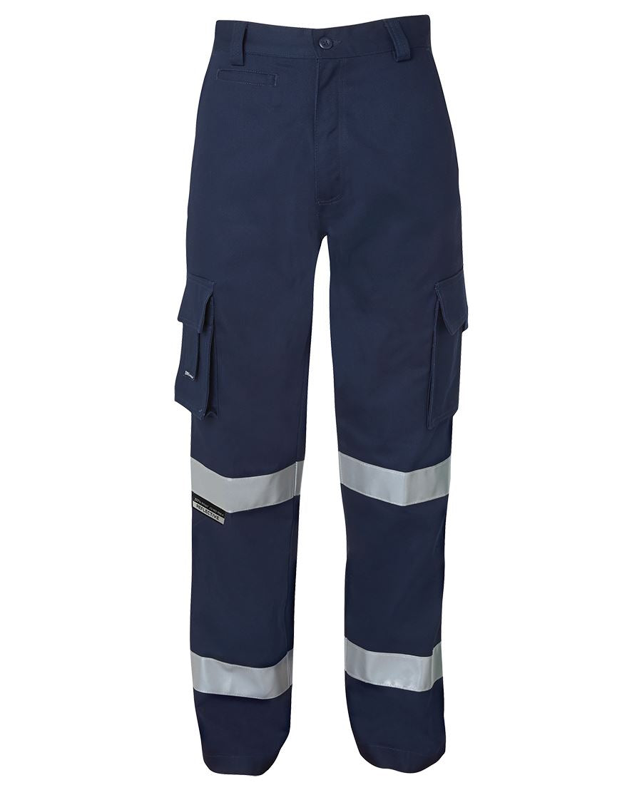 JB's Mercerised Multi Pocket Pant with Reflective Tape - Navy - Front