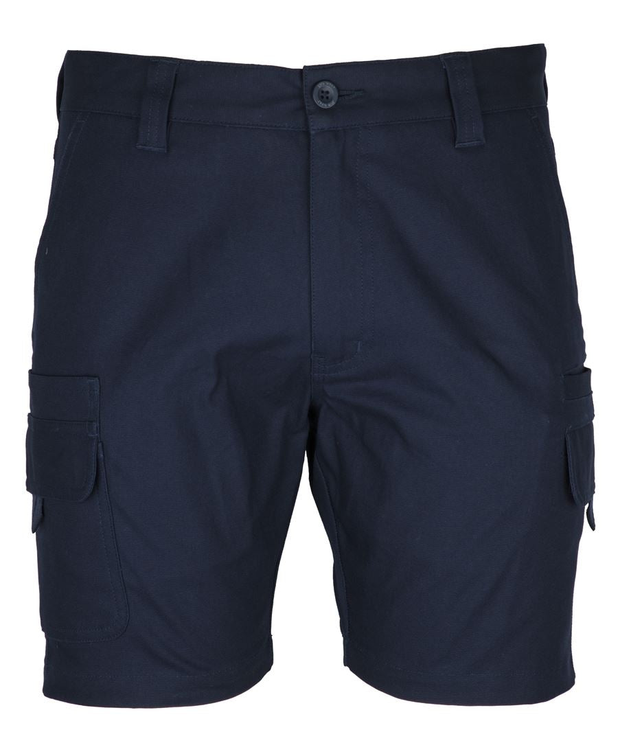 JB's Multi Pocket Stretch Canvas Short - Navy - Front