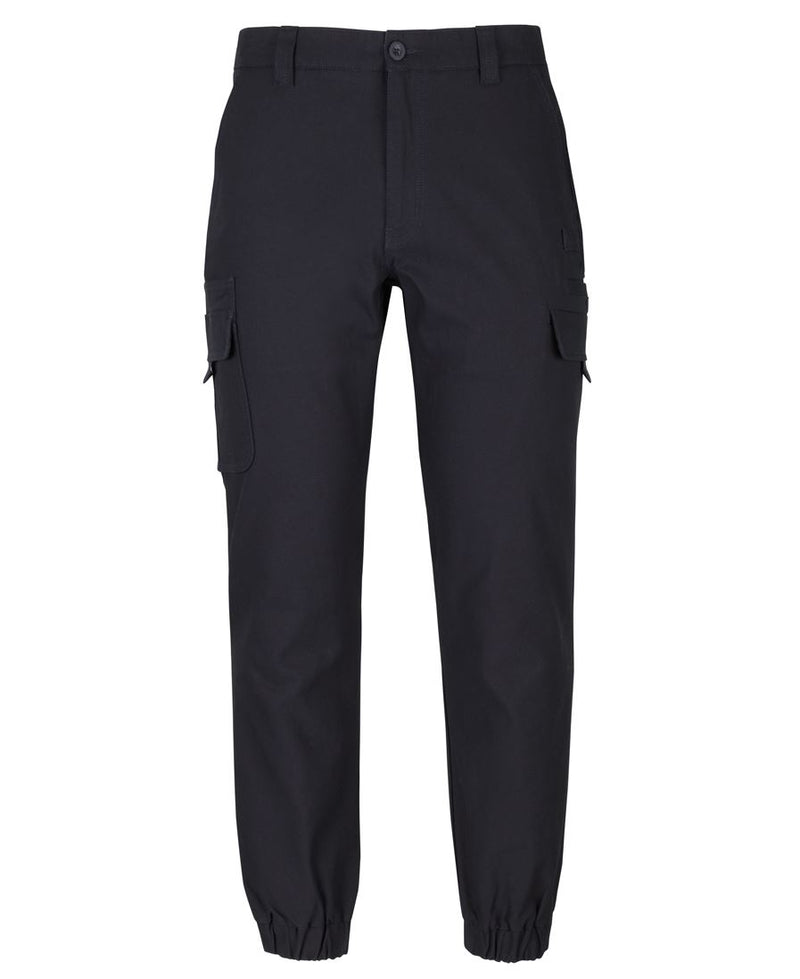 JB's Multi Pocket Stretch Canvas Jogger - Black - Front