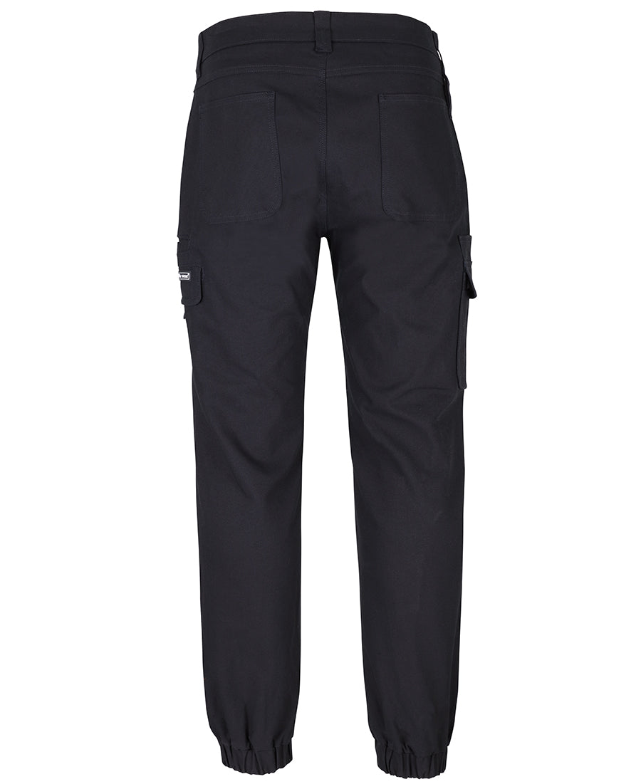 JB's Multi Pocket Stretch Canvas Jogger - Black - Back