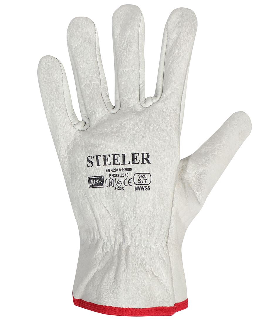 JB's Steeler Rigger Glove (12 pack) - Natural - Front