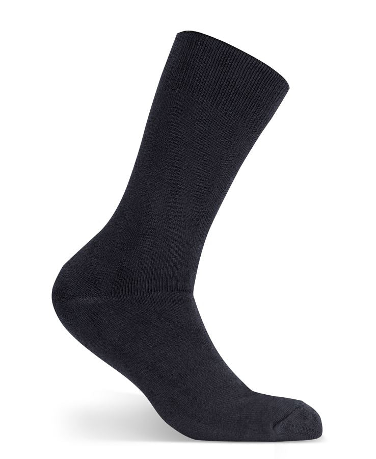 JB's Bamboo Work Sock - Black - Front