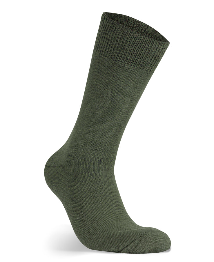 JB's Bamboo Work Sock - Army - Back
