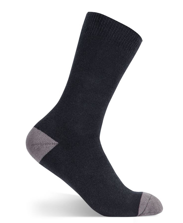 JB's Work Sock (3 Pack) - Black/Grey - Front