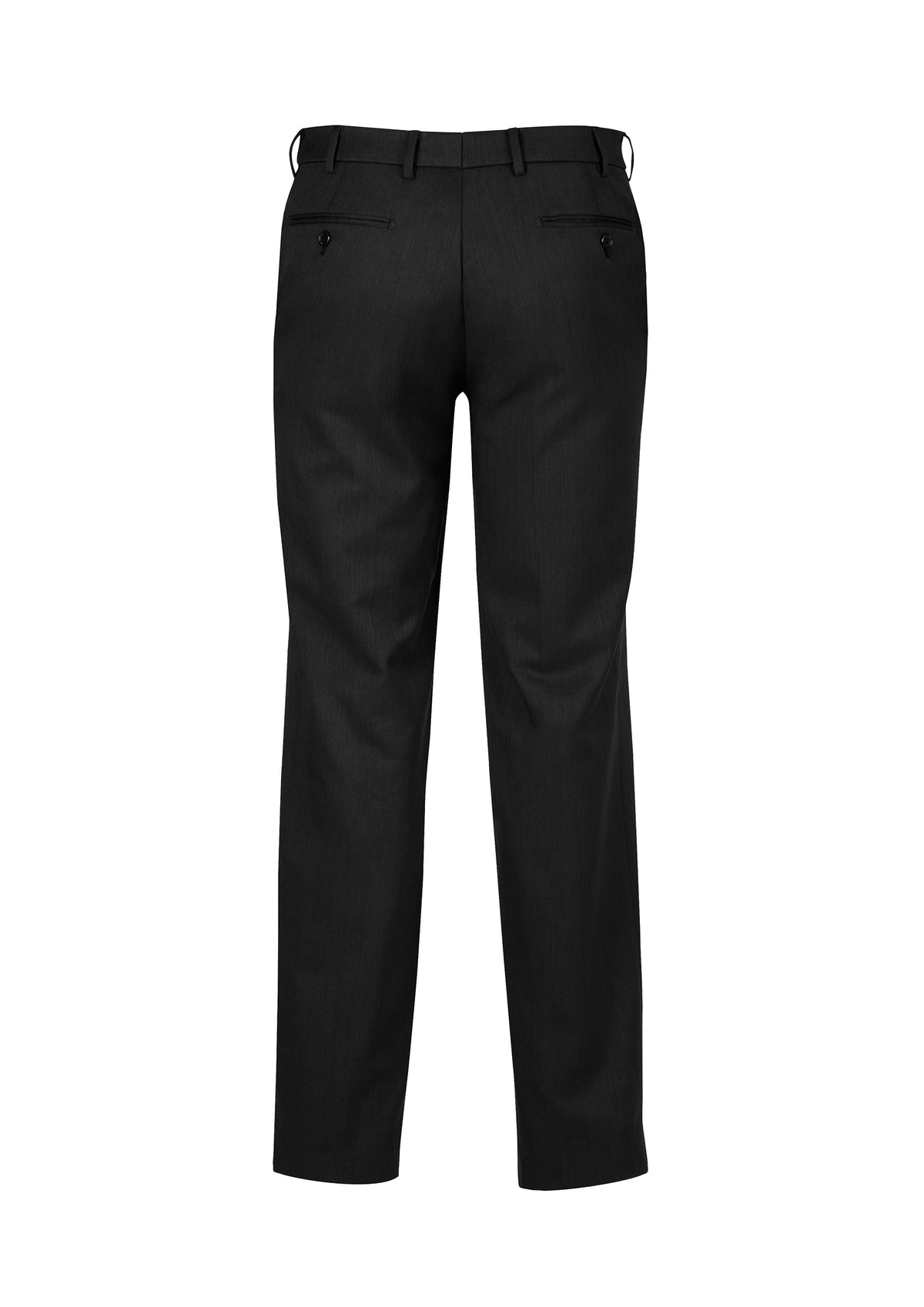 Cool Stretch Mens Adjustable Waist Pant (Stout) - Black - Back