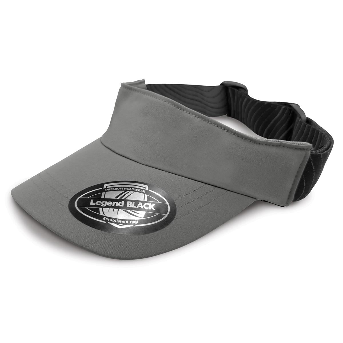 Altitude Sports Visor - Cool Grey / Cool Grey - Front
