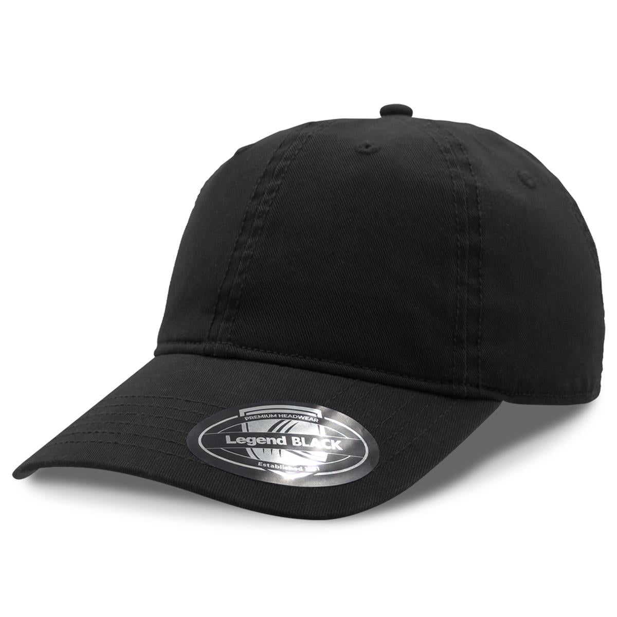 Nomad Dad Hat - Black - Front